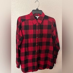 Sonoma Goods For Life® Plaid Flannel Shirt - Women's